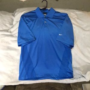 Nike dry fit gold polo